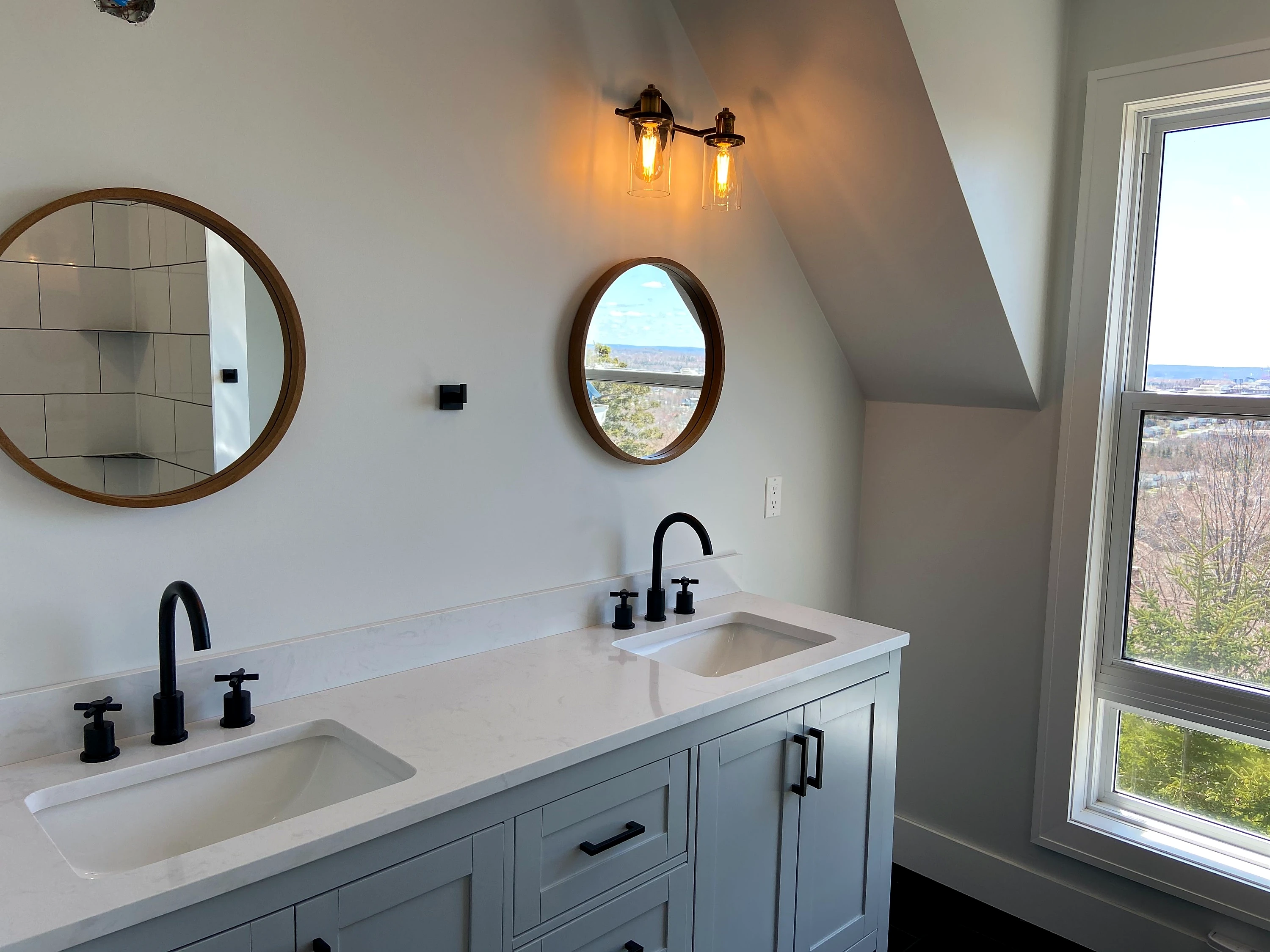 Bathroom reset for a Halifax house cleaning visit